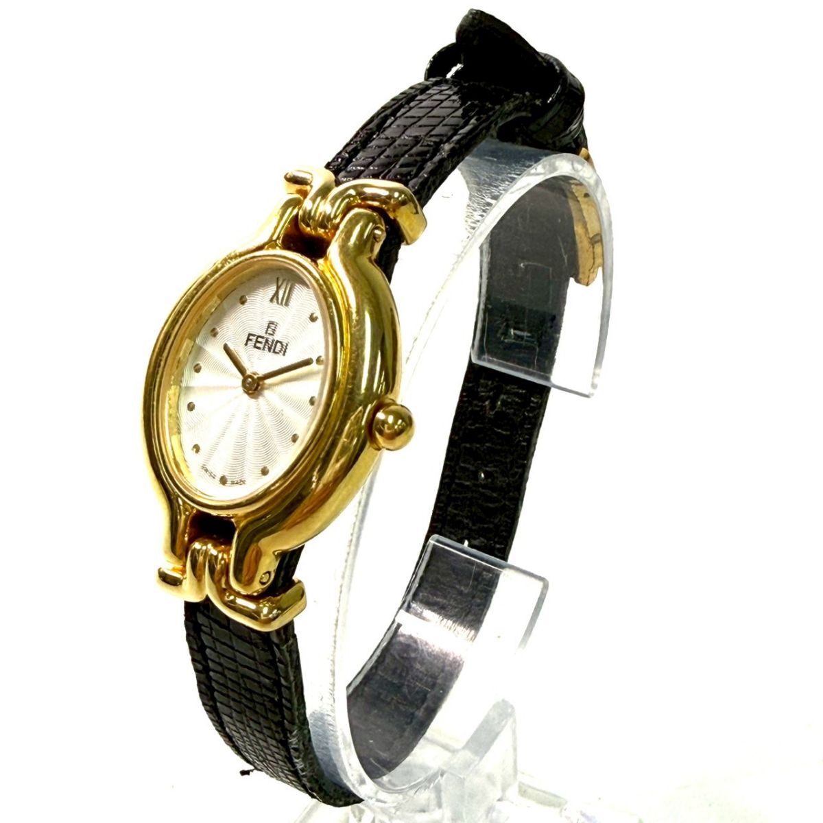 【不動品】FENDI フェンディ カメレオン 640L ホワイト文字盤 レディース 腕時計 IT8SU8SZTESA B20拍卖
