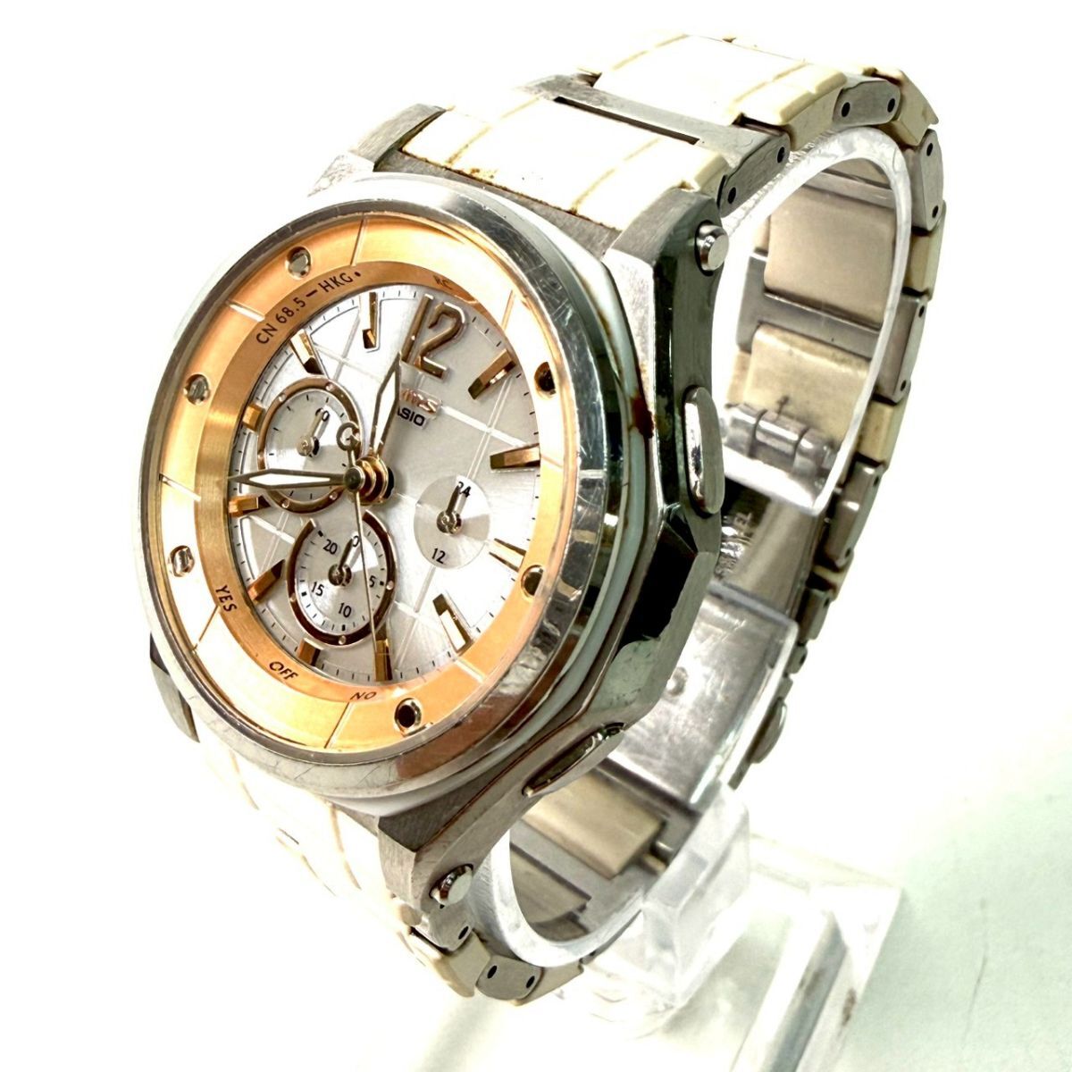 【不動品】CASIO カシオ Baby-G ベビージー MSA-7200CJ シルバー文字盤 レディース 腕時計 ITNY9L09DNI4 B69拍卖