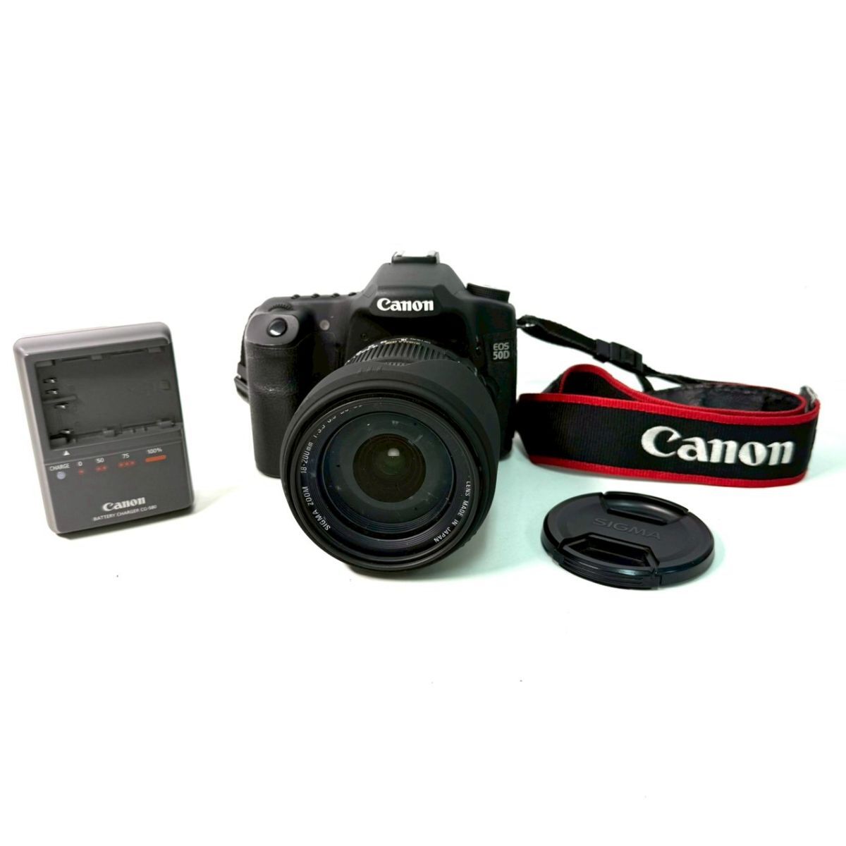 【通電確認済】Canon キャノン EOS 50D SIGMA ZOOM 18-200mm 1:3.5-6.3 DC デジタル一眼レフカメラ IT6I52A8FMCC A9拍卖