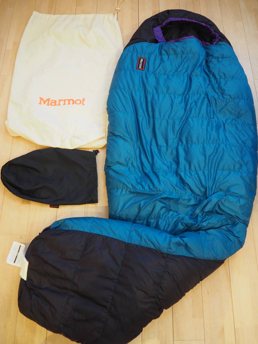マーモット ダウンシュラフ アロヨ(Arroyo)800フィルパワー 美品拍卖