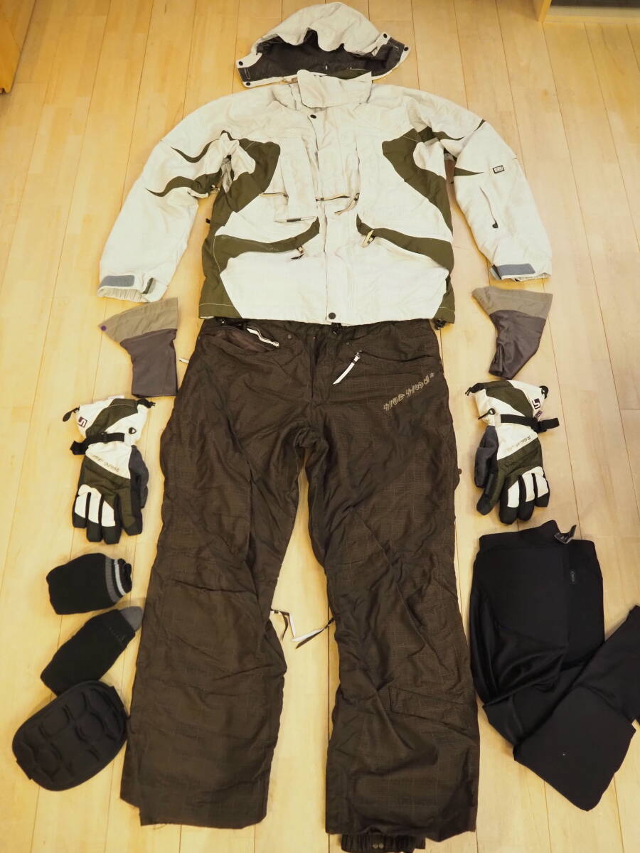 ブルーブラッド(Blue Blood) スノボウェアセット サイズM オマケ付き拍卖