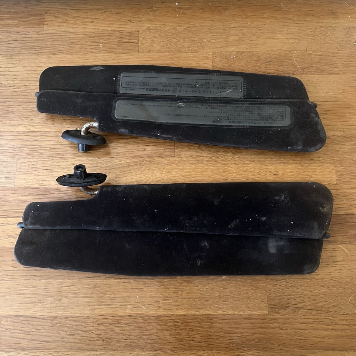 ユーノス ロードスター サン バイザー na 8 c NA 6 CE 左右セット ブラック 内装 ウインドウ マツダ roadster mx-5 miata 純正拍卖