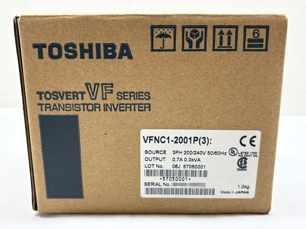 ★未使用 TOSHIBA 東芝 VFNC1-2001P(3) 小型インバーター 10NC18F拍卖