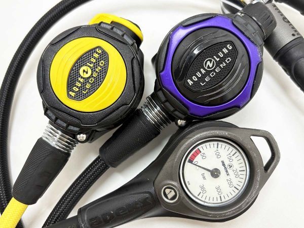 ★1円 AQUALUNG アクアラング LEGEND レジェンド LX トワイライト レギュレーター セット まとめ ダイビング 10LX14C拍卖