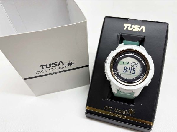 TUSA ツサ DC Solar IQ1203 画面保護付き ダイブコンピューター ダイビング ダイコン 10QD27A拍卖