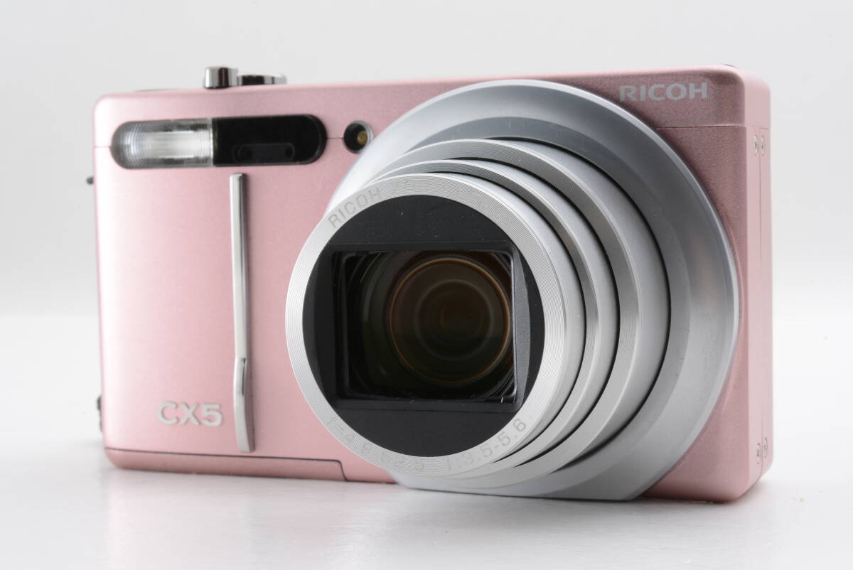 動作品 リコー RICOH CX5 ピンク コンパクトデジタルカメラ 管H067拍卖