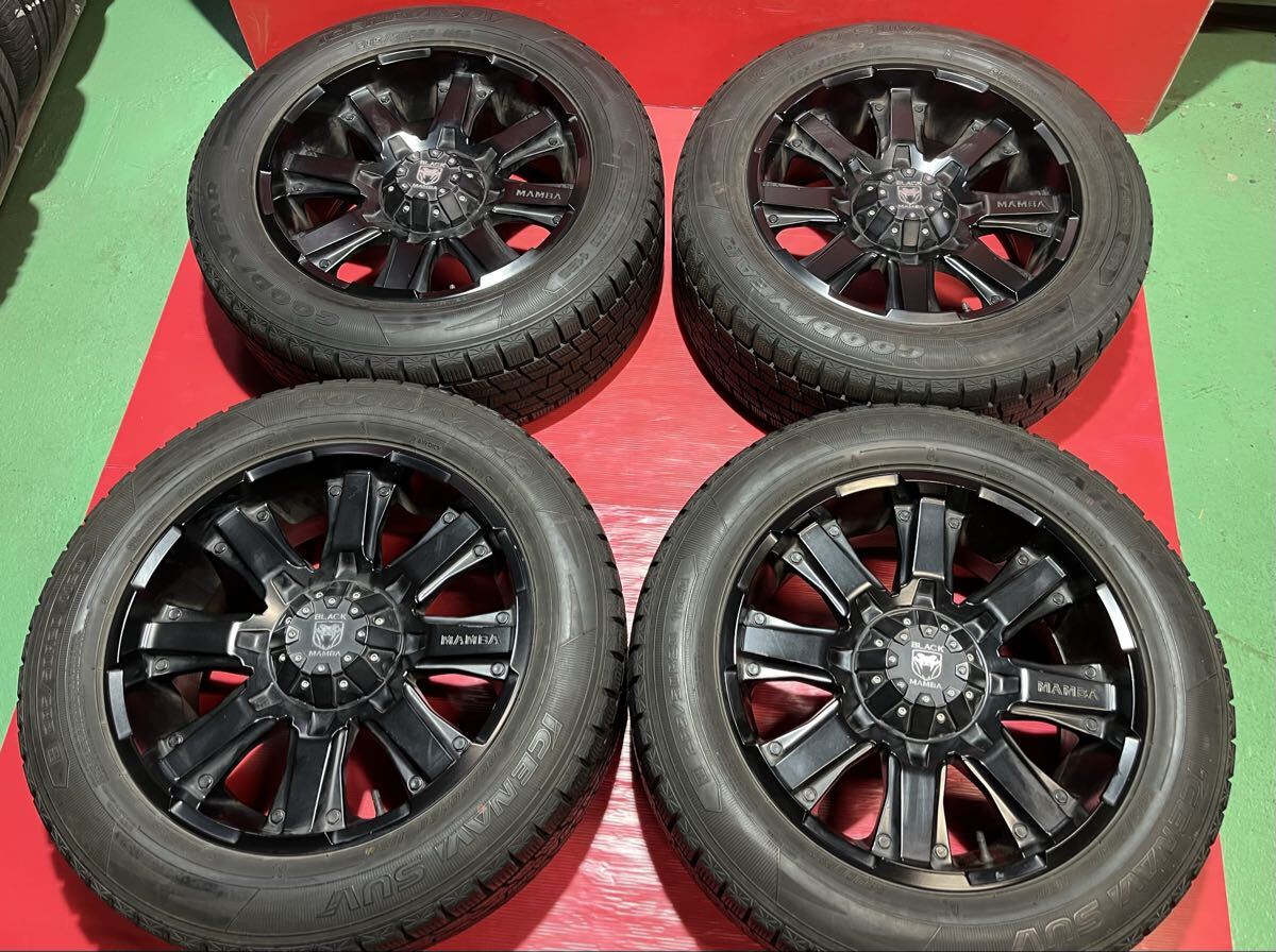 ブラックマンバ 20×9j+12 139.7/6H 285/50R20 16年製 6分山 4本セット プラドに使用拍卖