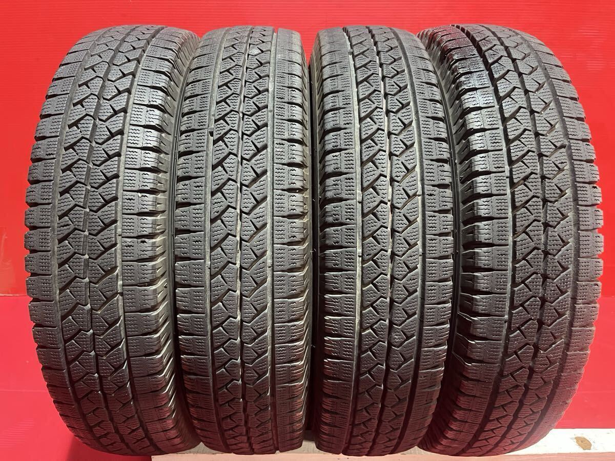 WT-67 ブリヂストン VL1 155/80R14 88/86N LT 21年製 7分山 4本セット拍卖
