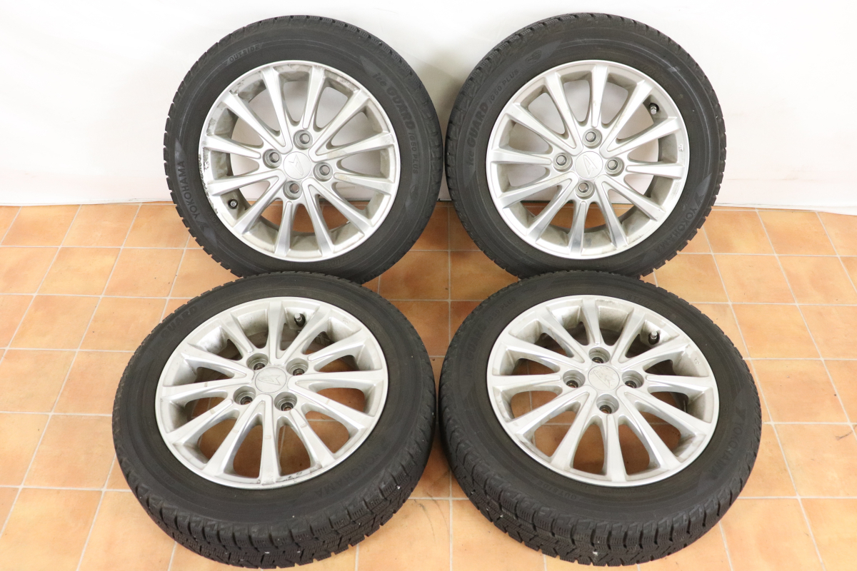 【4個口発送】YOKOHAMA ICE GUARD iG 50 PLUS 155/65R14 スタッドレスタイヤ ホイール付 4本セット_MJL_C0609-J00C拍卖