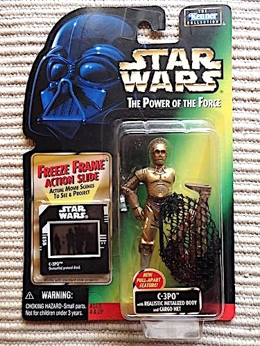 STAR WARS★C-3PO(1998 NEWバージョン)スライド付き★スター・ウォーズ The Power of Force★未開封拍卖