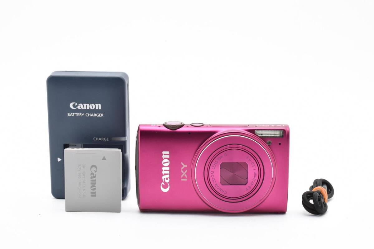 【☆極美品・動作良好☆】Canon IXY 620F ピンク すぐ撮れるセット! 光学12倍ズーム Wi-Fiでスマホ転送!拍卖