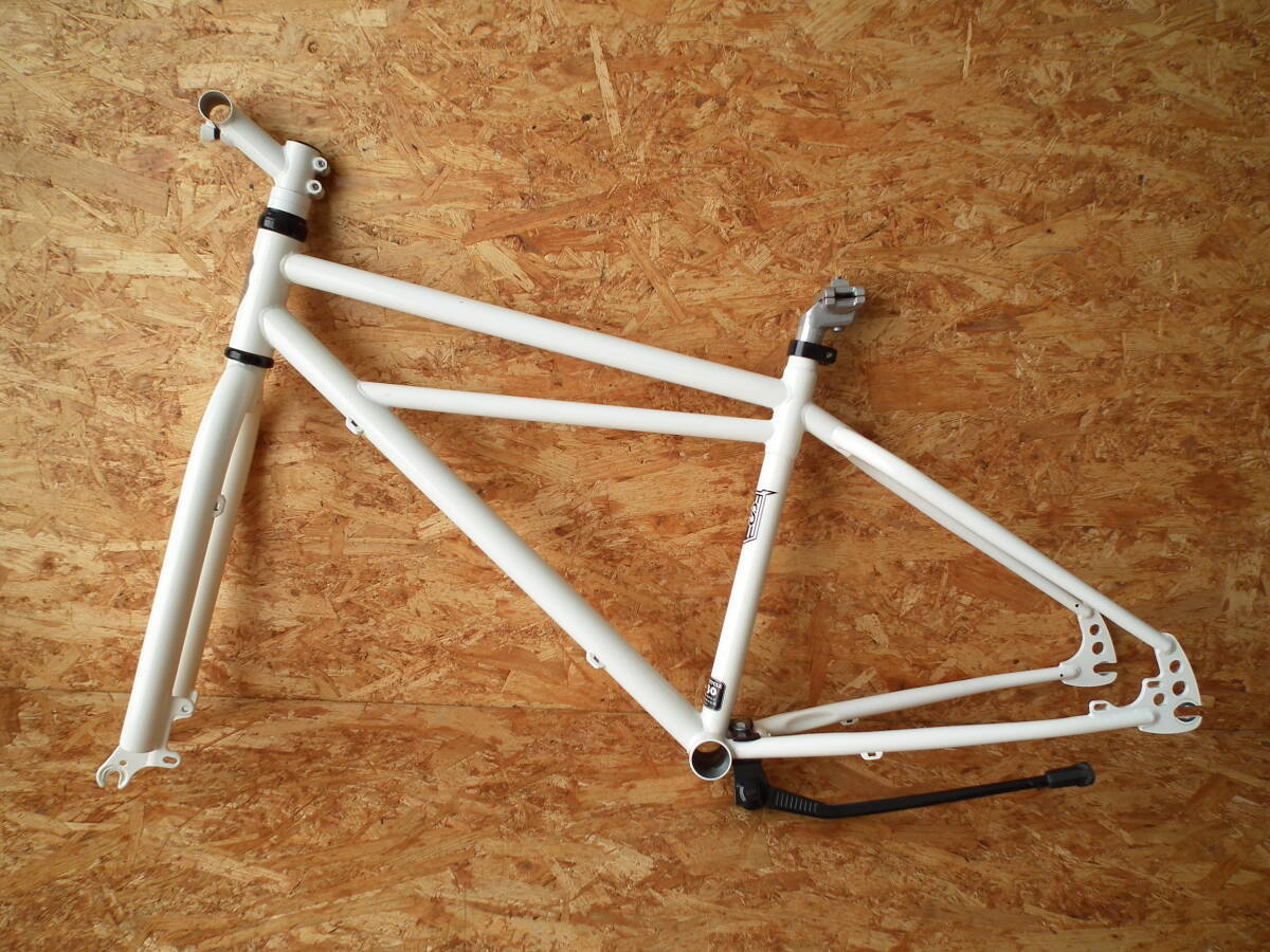 INZIST BICYCLE SS 26インチクルーザー フレーム ホワイト (クロモリ)拍卖
