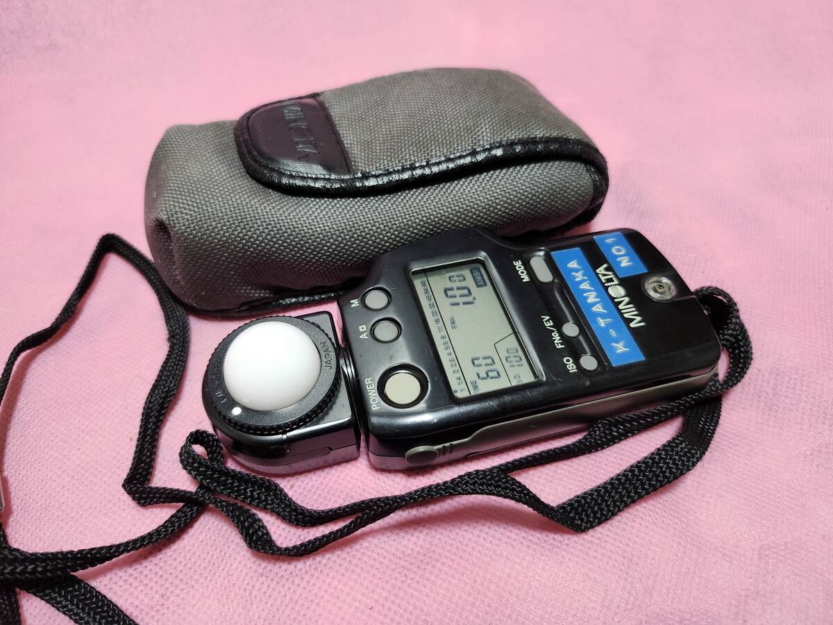 MINOLTAミノルタ露出計5型 中古良品ケース付き拍卖