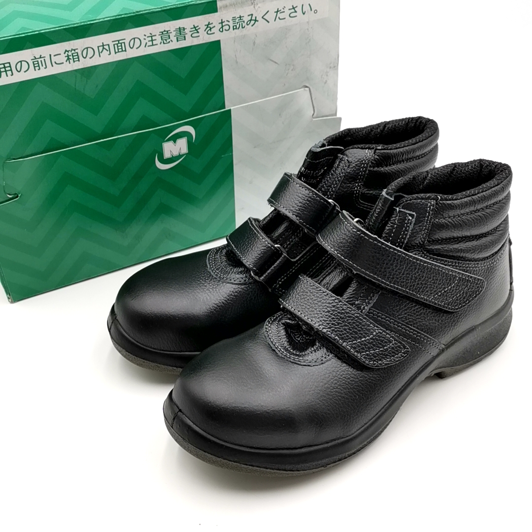 送料無料 超美品 ミドリ安全 安全靴 プレミアムコンフォート PRM225 JIS規格 中編上靴 面ファスナー 25cm メンズ拍卖