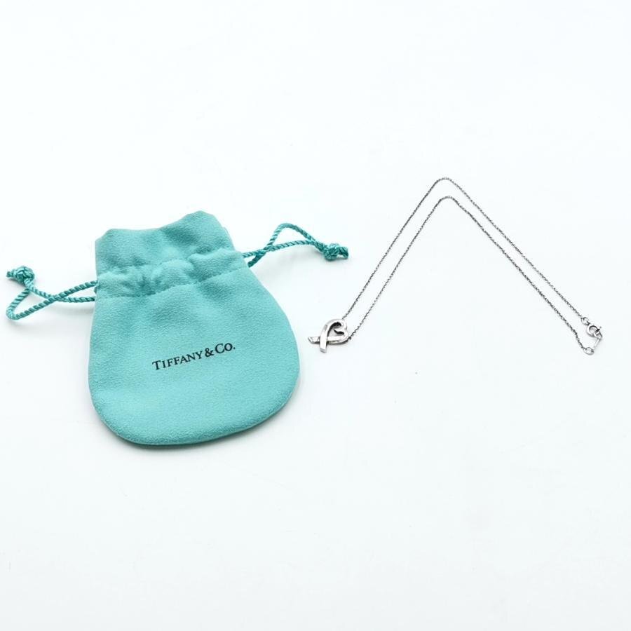 送料無料 ティファニー TIFFANY&Co. ネックレス ペンダント アクセサリー ラビングハート シルバー925 レディース拍卖