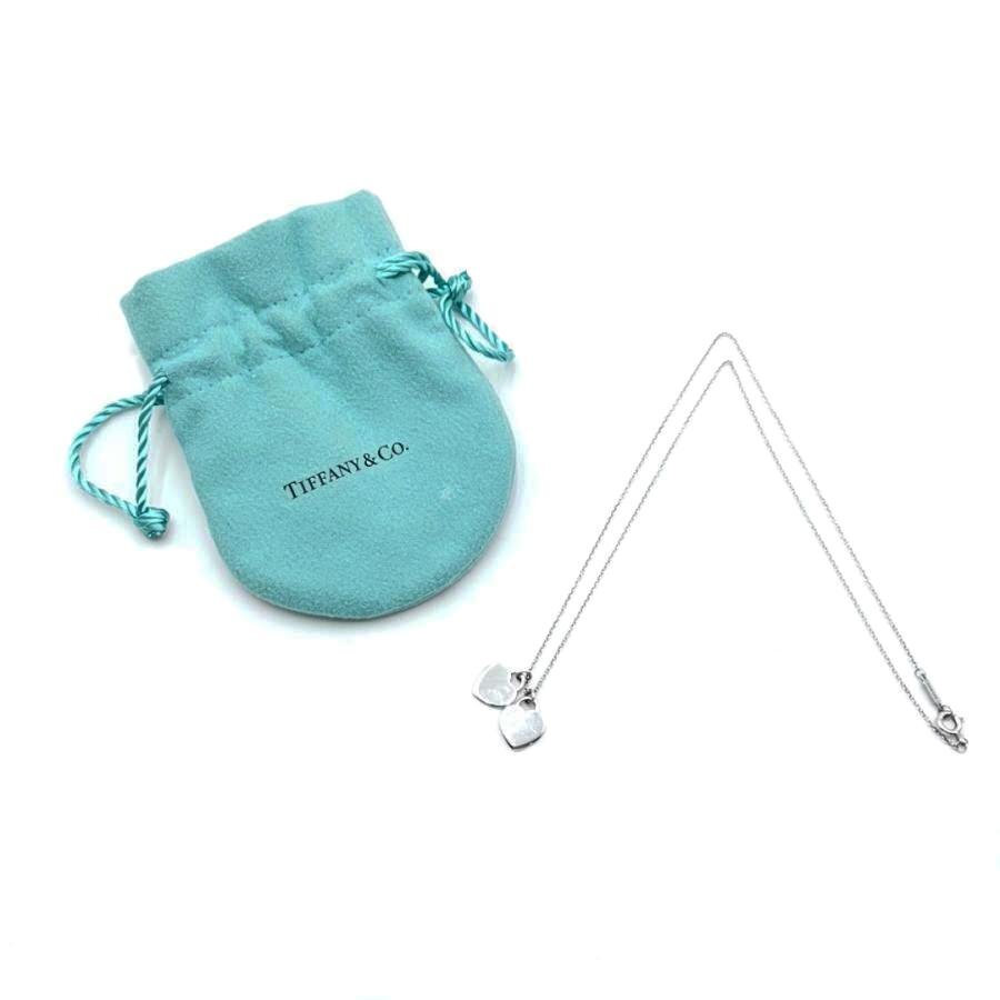 送料無料 超美品 ティファニー TIFFANY&Co. ネックレス リターン トゥ ダブルハートタグ シルバー925 レディース拍卖