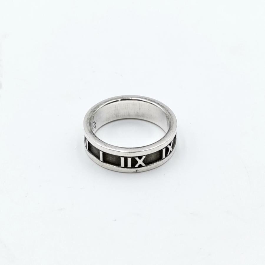 送料無料 超美品 ティファニー Tiffany&Co. 指輪 リング アトラス スターリングシルバー925 13号 レディース拍卖