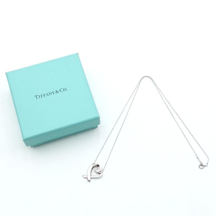 送料無料 美品 ティファニー Tiffany&Co. ネックレス ペンダンド ラヴィングハート シルバー925 レディース拍卖
