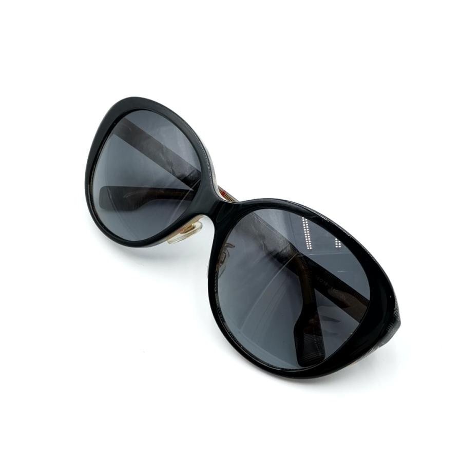 送料無料 超美品 バーバリー BURBERRY サングラス ノバチェック柄 伊製 イタリア製 56□18 140 3N レディース拍卖