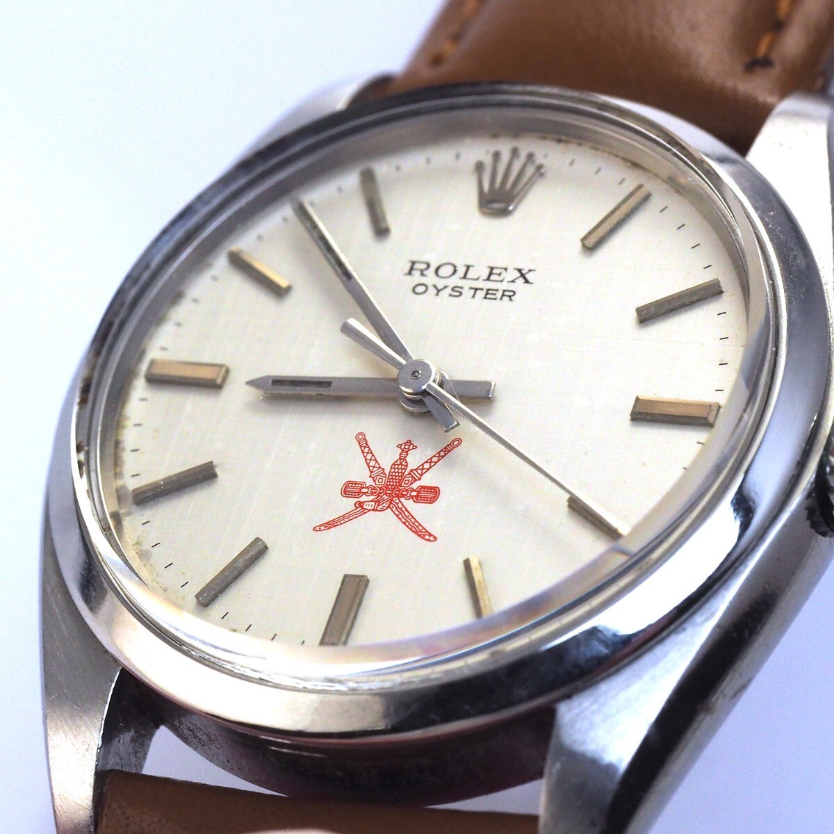 ROLEX 6426 The Sultanate of Oman 稼働品 Mosaic Dial Cal.1225 ロレックス 手巻き メンズ腕時計 モザイク文字盤拍卖