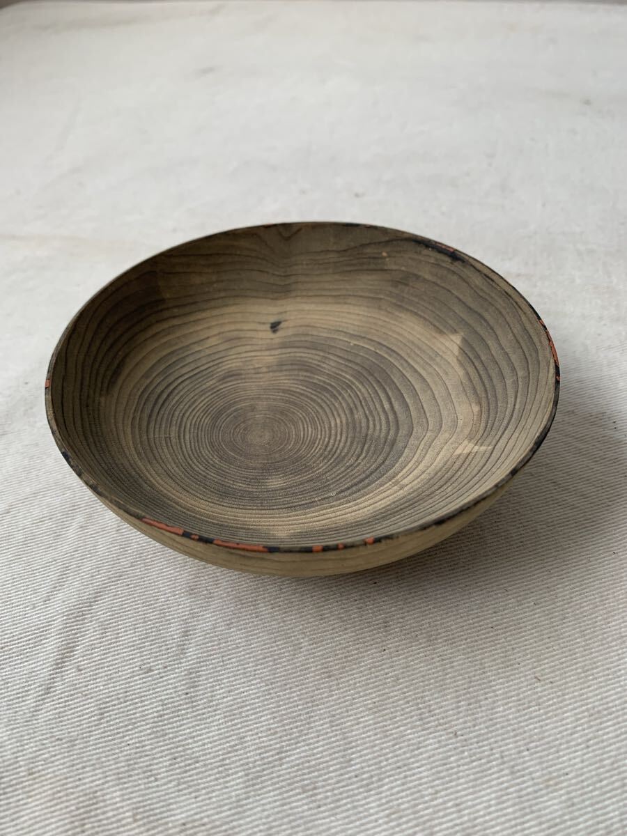 経年の雰囲気が素敵な木製手塩皿 古道具古物骨董古美術インテリアディスプレイ店舗什器アンティークビンテージ天然生活クウネル展示台花台拍卖