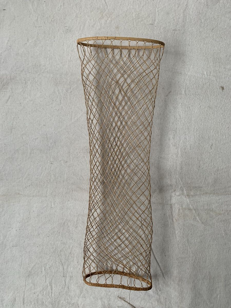 美品 旧家蔵出し しっかり編まれた竹製道具 プリミティブインテリアディスプレイ古民具民芸民藝古道具骨董古物オブジェアンティークレトロ拍卖
