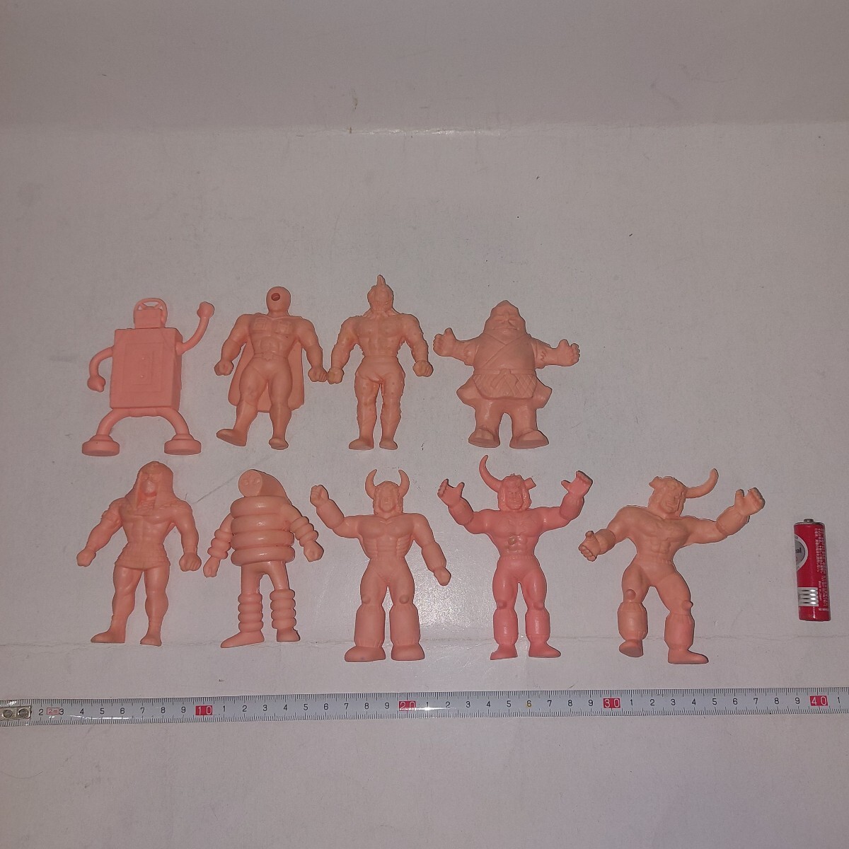 キンケシ キンけし キン消し デカケシ デカ消し キン肉マン消しゴム 7人の悪魔超人 9個 ブラックホール バッファローマン ステカセキング拍卖