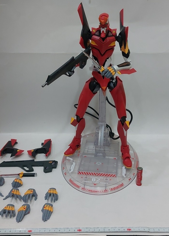 DYNACTION エヴァンゲリヲン新劇場版 汎用ヒト型決戦兵器 人造人間エヴァンゲリオン2号機バンダイ エバンゲリオン エバンゲリヲン 弐号機拍卖