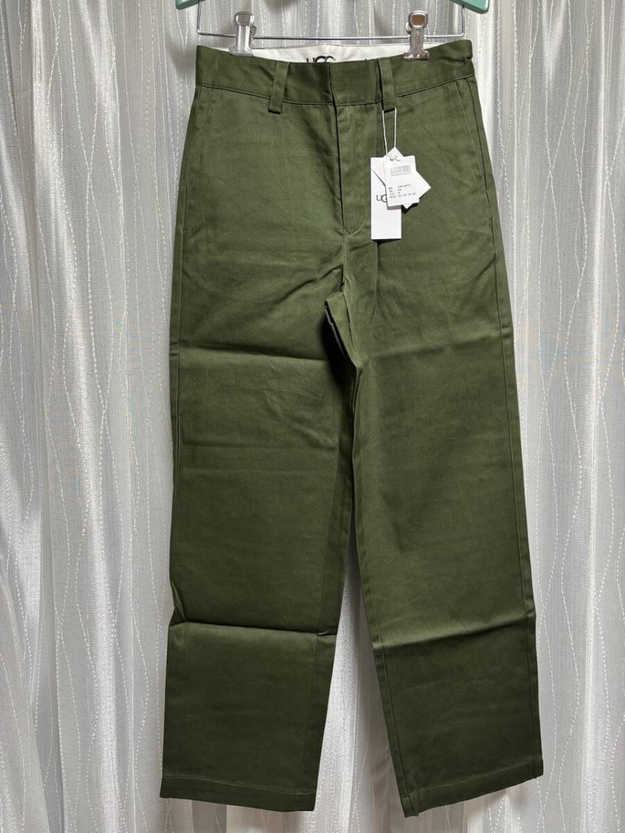 新品 UGG ツイル ワークパンツ M レディース ズボン カーキ アグ拍卖