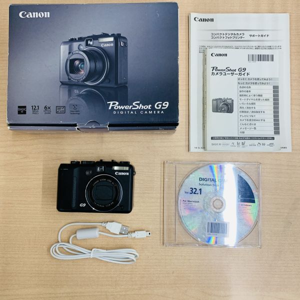 【ジャンク品】PC1250 Canon PowerShot G9 コンパクト デジタルカメラ キャノン パワーショット※2400010565540拍卖