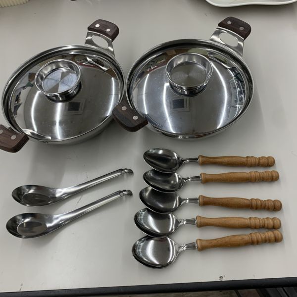 ちり鍋セット スプーン付き ※2400010567148拍卖