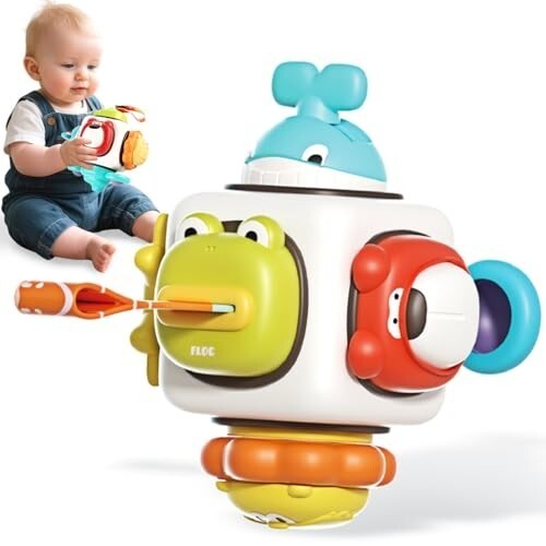 MAVEKID モンテッソーリ ビジーボード 知育玩具 0-2歳 出産祝い拍卖