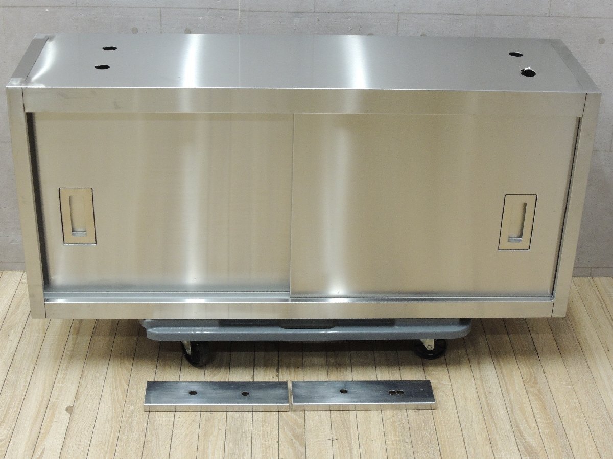 W2054■ステンレス製 吊り戸棚■厨房 収納 吊戸棚 吊り棚■高さ(約)488mm×幅(約)1068mm×奥行(約)300mm拍卖