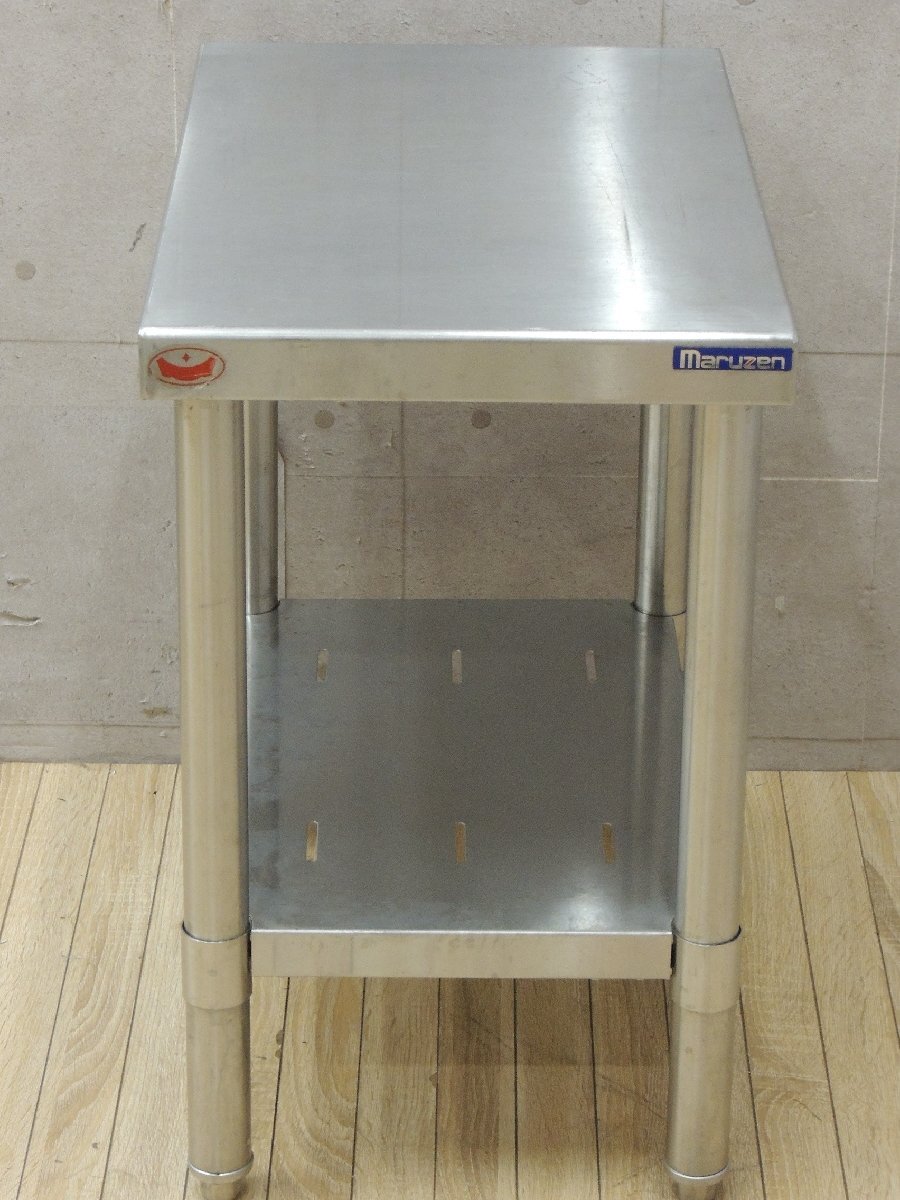 W2052■maruzen マルゼン■業務用 ステンレス製作業台■すきま台 調理台■厨房機器■高さ(約)570mm×幅(約)350mm×奥行(約)550mm拍卖