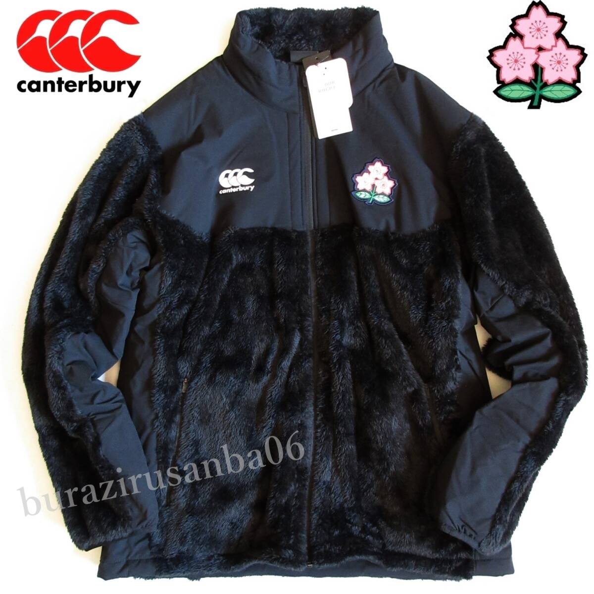 メンズ 3L 未使用 定価27,500円 canterbury カンタベリー ラグビー日本代表モデル ジャパン パフォーマンス フリース ジャケット RW43622JH拍卖