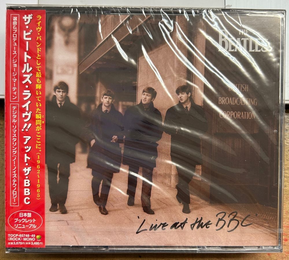 ザ・ビートルズ/ザ・ビートルズ・ライヴ!!アット・ザ・BBC【未開封新品CD】サンプル盤 THE BEATLES TOCP-65748・49拍卖