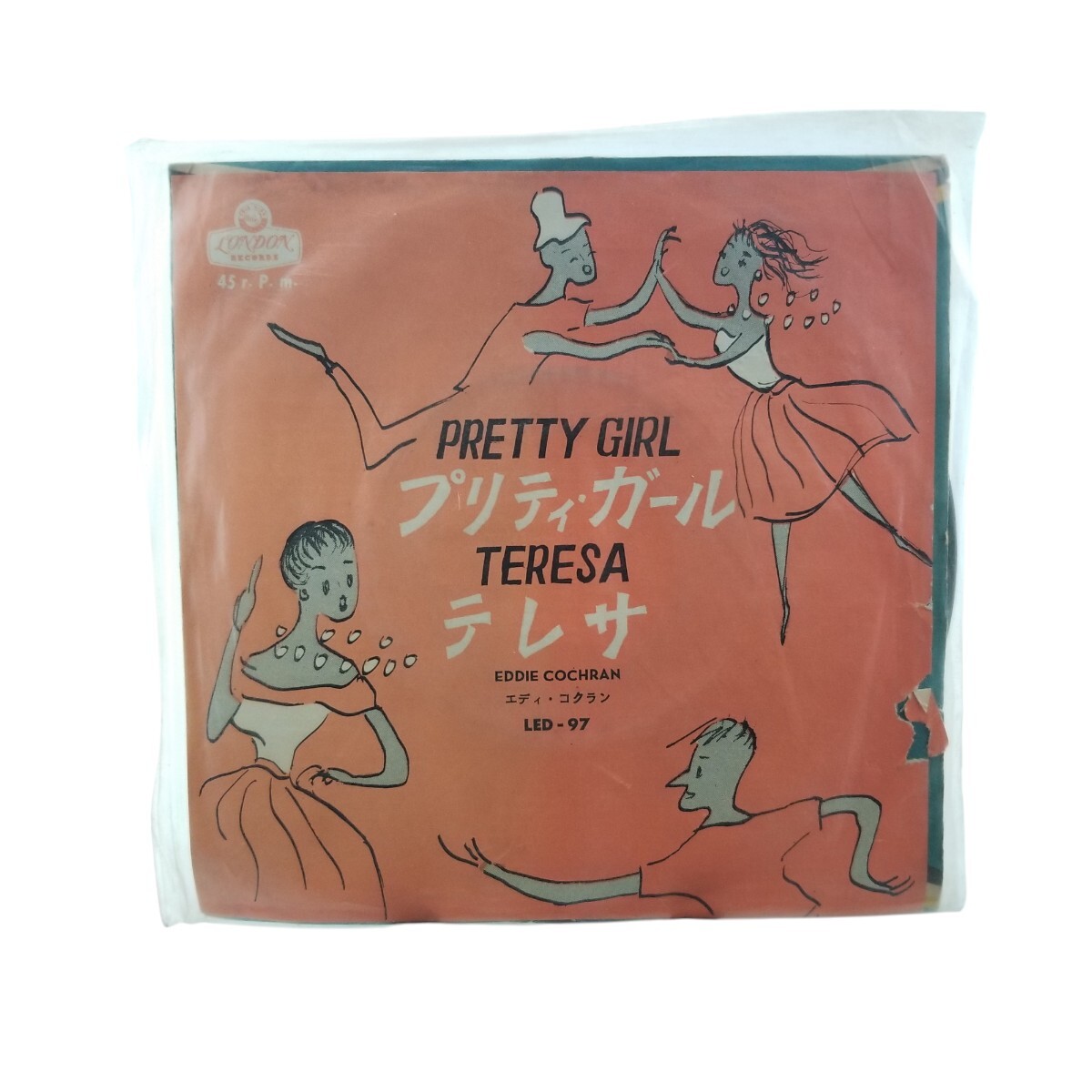 中古EP エディ・コクラン EDDIE COCHRAN プリティガール / テレサ LED-97拍卖