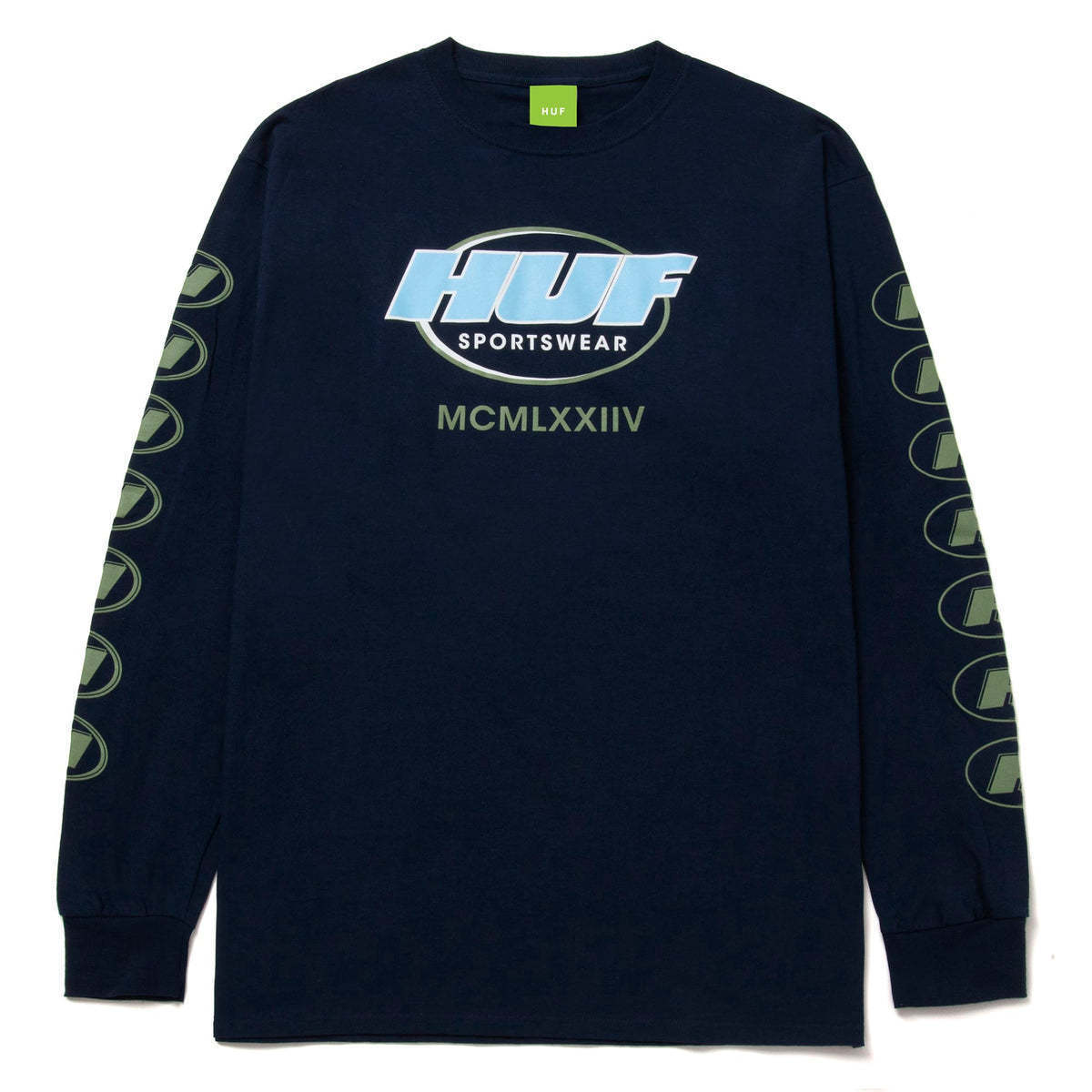 HUF Warm Up L/S T-Shirt Navy L Tシャツ拍卖