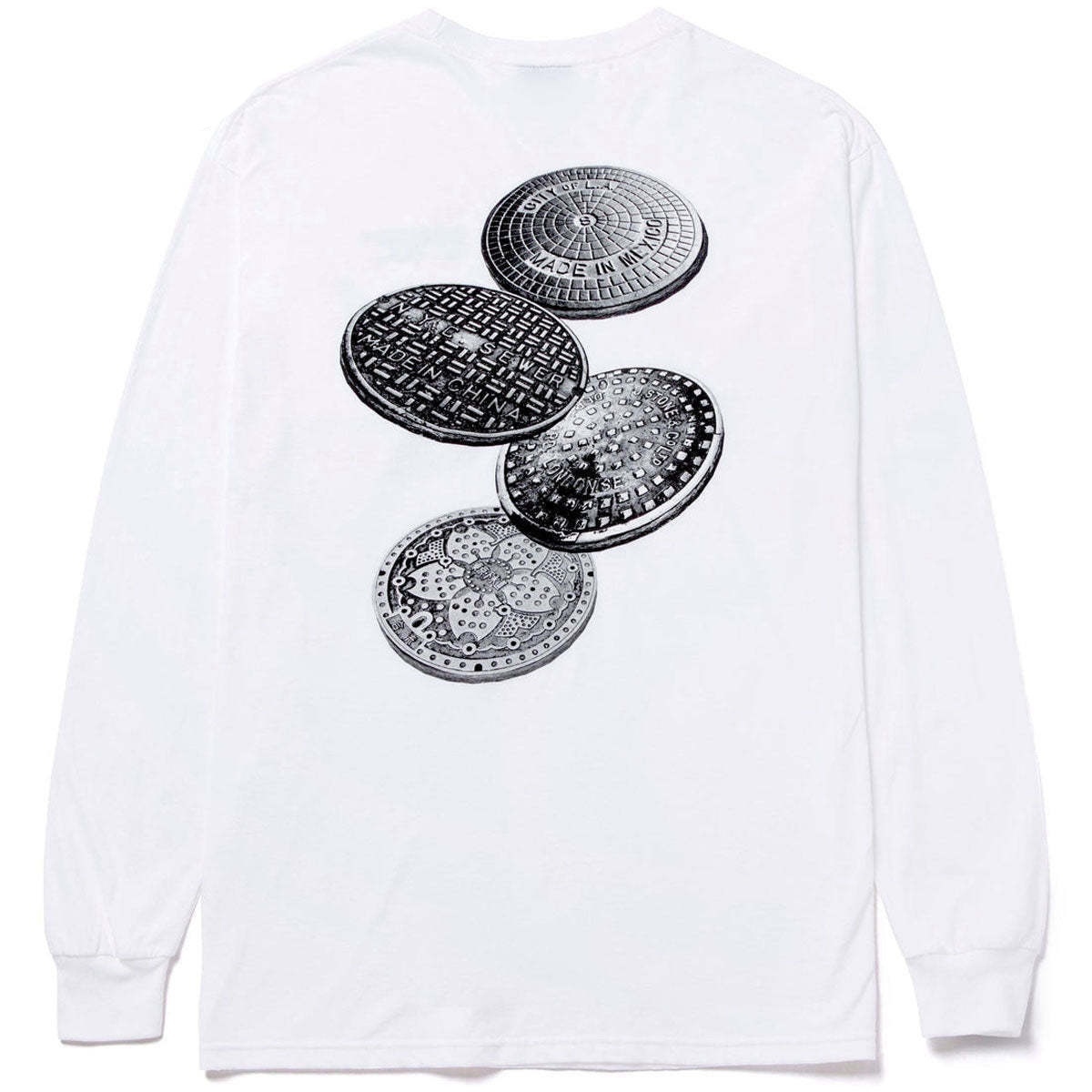HUF No Cap L/S T-Shirt White L Tシャツ拍卖