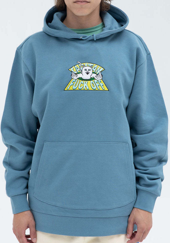 Ripndip Capitan Off Embroidered Pullover Hoodie Slate XL パーカー拍卖