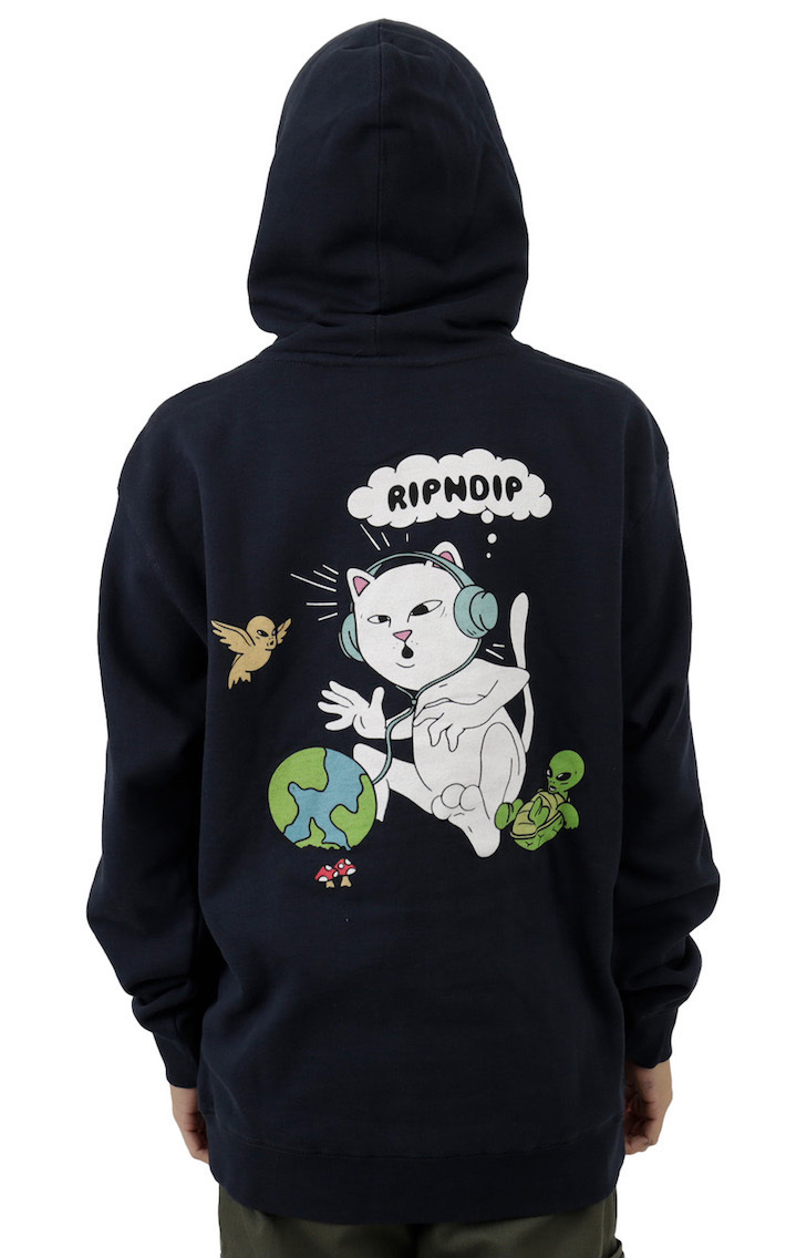 Ripndip I Like Turtles Pullover Hoodie Navy L パーカー拍卖
