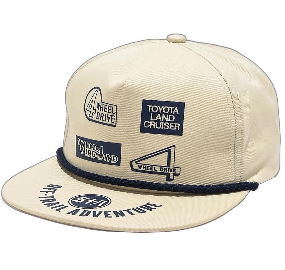 HUF Wheel Drive Snapback Hat Cap Cream キャップ拍卖