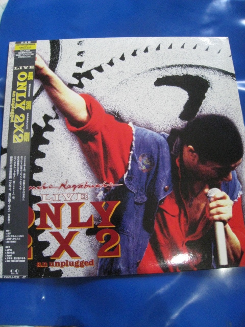 ■レーザーディスク LD 長渕剛 TSUYOSHI NAGABUCHI LIVE ONLY 2×2 an unplugged 初回封入特典:メモリアルチケット付き 帯付き◆中古◆拍卖