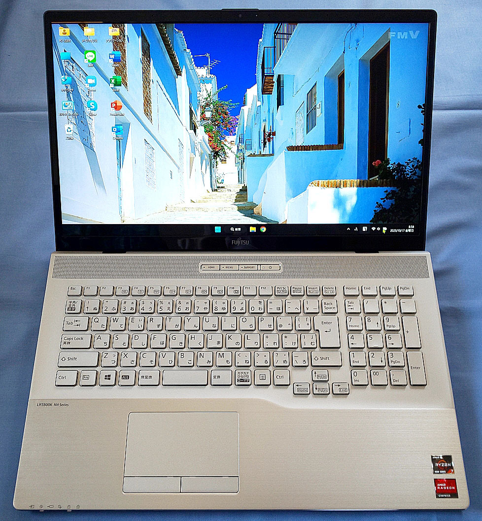大画面17.3型 美品 LIFEBOOK NH78/E3 ハイスペックAMD Ryzen 7 4700U (8コア/8スレッド) /NVMe1TB/16GB/Blu-ray/MS-Office拍卖