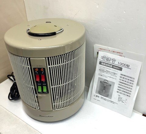 パネルヒーター 暖話室 アールシーエス 1000型H 暖房 '14年製 100V 50/60Hz 1000W 重量8kg φ31xH37cm 使用頻度少 中古美品 101876 ☆拍卖