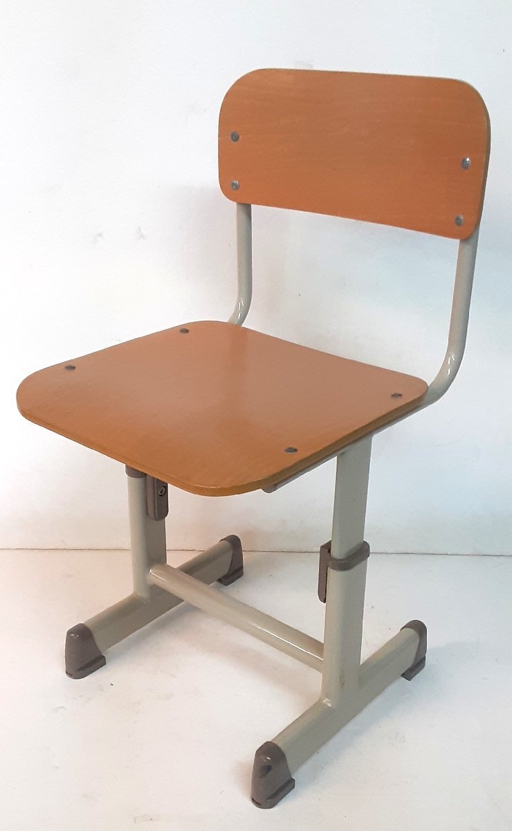 学校椅子 学童椅子 学習椅子 単体 チトセ YEC601FW-L L120~165cm W36 x D42 x H59~71 x SH30~42cm 中古美品 100595 ★拍卖