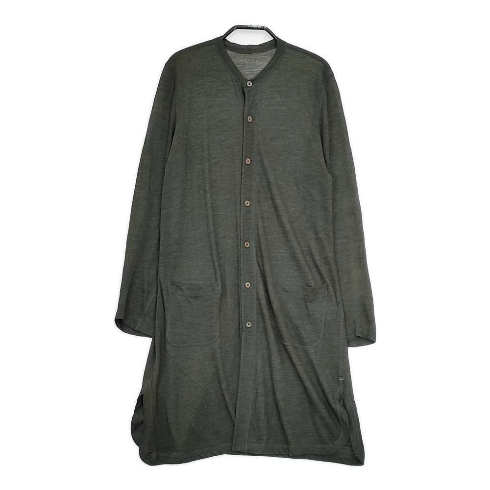 45R/45rpm 5088033 フロート天竺ロングカーディガン 定価28600円 ウール グリーン フォーティーファイブアールピーエム 5-0928T 259431拍卖