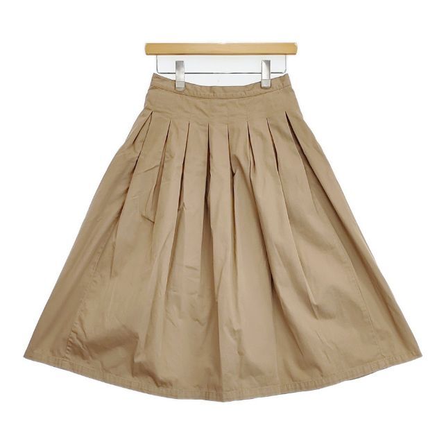 GRANDMA MAMA DAUGHTER コットン ロングスカート ベージュ グランマママドーター 5-0921M 264716拍卖