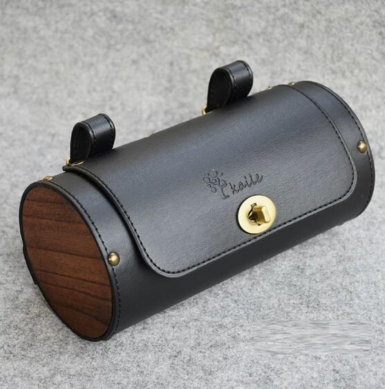 新作上質 サイクリング レトロポーチ テールバック PUレザー リアパニアバッグ ヴィンテージ バッグ 自転車アクセサリー拍卖