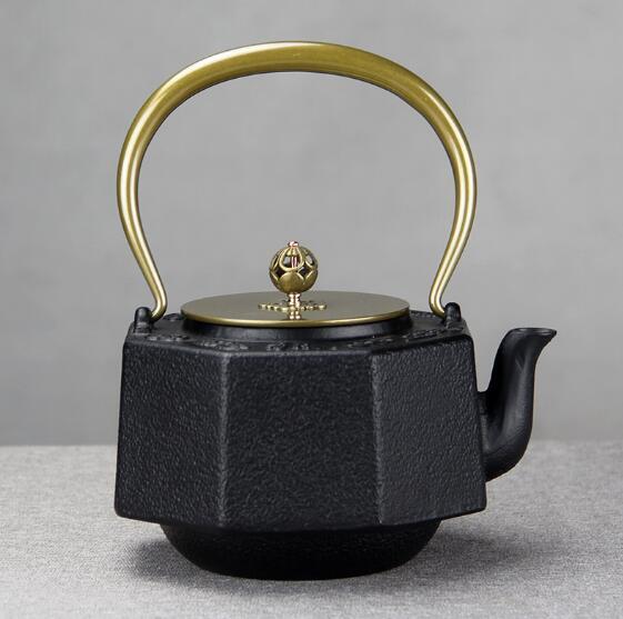 人気品南部鉄器 茶道具 銅製蓋 銅製取っ手 対応 鉄やかん 鉄分補給 鉄びん お茶の道具 1200ml 新入荷拍卖